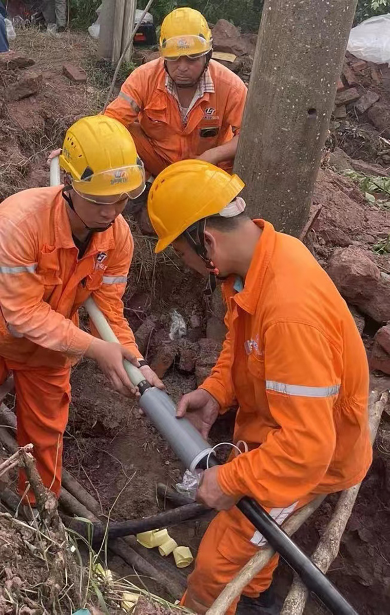 弘旭公司完成硝區(qū)35KV電纜緊急搶修任務(圖1)